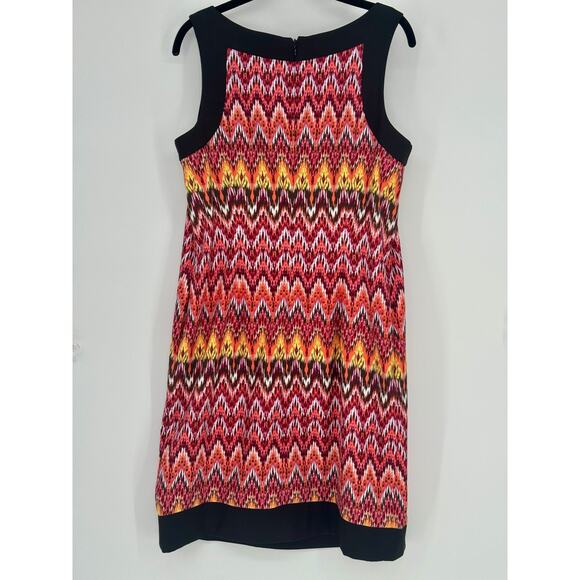 ALYX Limited Vibrant Chevron Pattern Sleeveless Dress size 12 - Picture 2 of 4